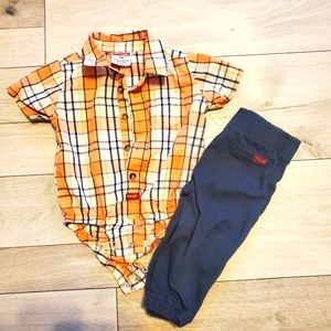 Wrangler boys shirt & pants set